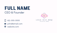 Beauty Boutique Lettermark Business Card