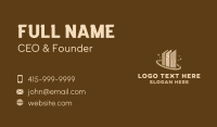 Wooden Floor Parquet Business Card Design