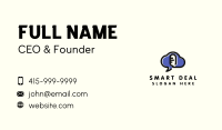 Podcast Mic Chat Business Card Image Preview