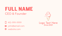 Scoop Business Card example 3
