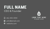 Skate Shop Punk Skull Business Card