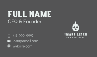 Skate Shop Punk Skull Business Card