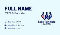 Heart Family Foundation Business Card Design