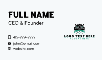 Billiards Sports League Business Card