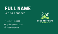 Leaves House Electricity Business Card Design