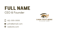 Organic Beauty Eyelash Business Card