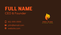 Fiery Grill Restaurant Business Card