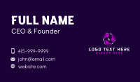 Tech Cyber AI Business Card