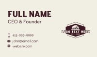 Hipster Adventure Mountain Business Card