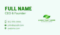 Natural Leaf Garden Business Card