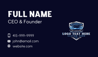 Sports Car Garage Detailing Business Card Design