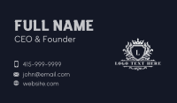 Royal Shield Crown Business Card