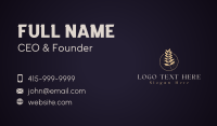 Luxury Botanical Leaf Business Card