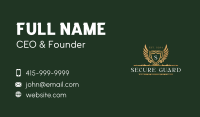 Wing Shield Crest Business Card
