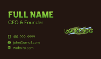 Graffiti Artist Wordmark Business Card