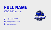 Transportation Trailer Truck  Business Card