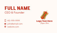 Dynamite Hot Dog Sandwich Business Card