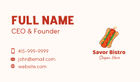 Dynamite Hot Dog Sandwich Business Card