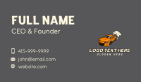 Auto Racing Garage Business Card