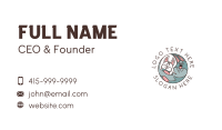 Cat Dog Pet Veterinarian Business Card