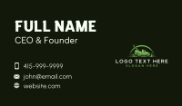 Lawn Mower Landscaping Business Card Design