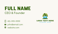 Organic Orange Tree Business Card