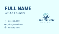 Ocean Surfing Wave Business Card