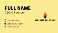 BBQ Flame Chicken Business Card
