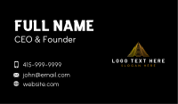 Premium Pyramid Firm Business Card