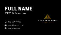 Premium Pyramid Firm Business Card Design