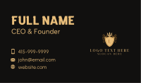 Royalty Shield Event Business Card