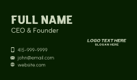 Associate Business Card example 1