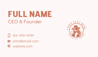 Ranch Cowgirl Rodeo Business Card Design