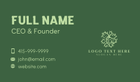 Green Natural Beauty Business Card