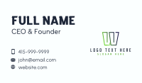 Wellness Health App  Business Card