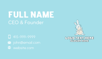 Egg Hug Easter Bunny Business Card Design