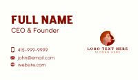 Cigar Smoking Woman Business Card