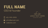 Masseuse Business Card example 2