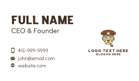 Dog Captain Mascot Business Card