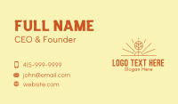 Rustic Forest Tree Business Card