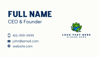 Earth Leaf Nature Business Card Design