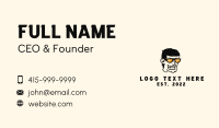 Angry Sunglasses Guy Business Card