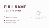 Daisy Wreath Decoration  Business Card