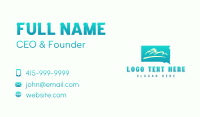 South Dakota Mountain Sculpture Business Card Design