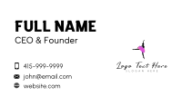 Ballerina Business Card example 2