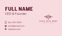 Star Bracelet Beading Business Card
