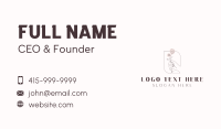 Hand Florist Beauty Business Card