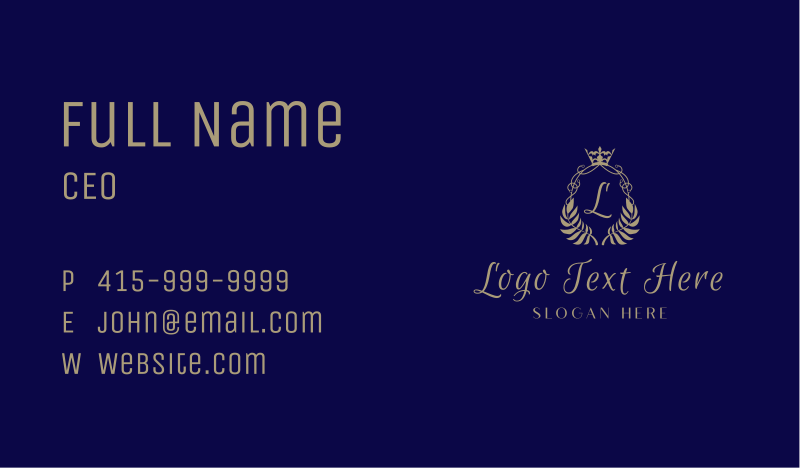 Exquisite Business Card example 2