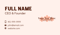 Flower Fashion Beauty Business Card