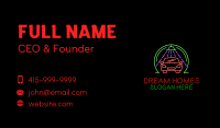 Glowing Business Card example 2